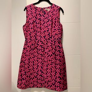 Diane von Furstenberg Size 6 pink and blue floral mini dress